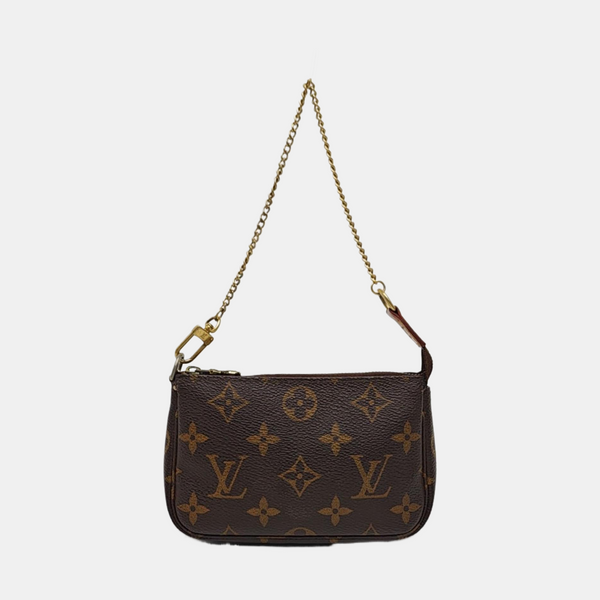 ACCESSOIRES Mini Monogram Coated Canvas Brown