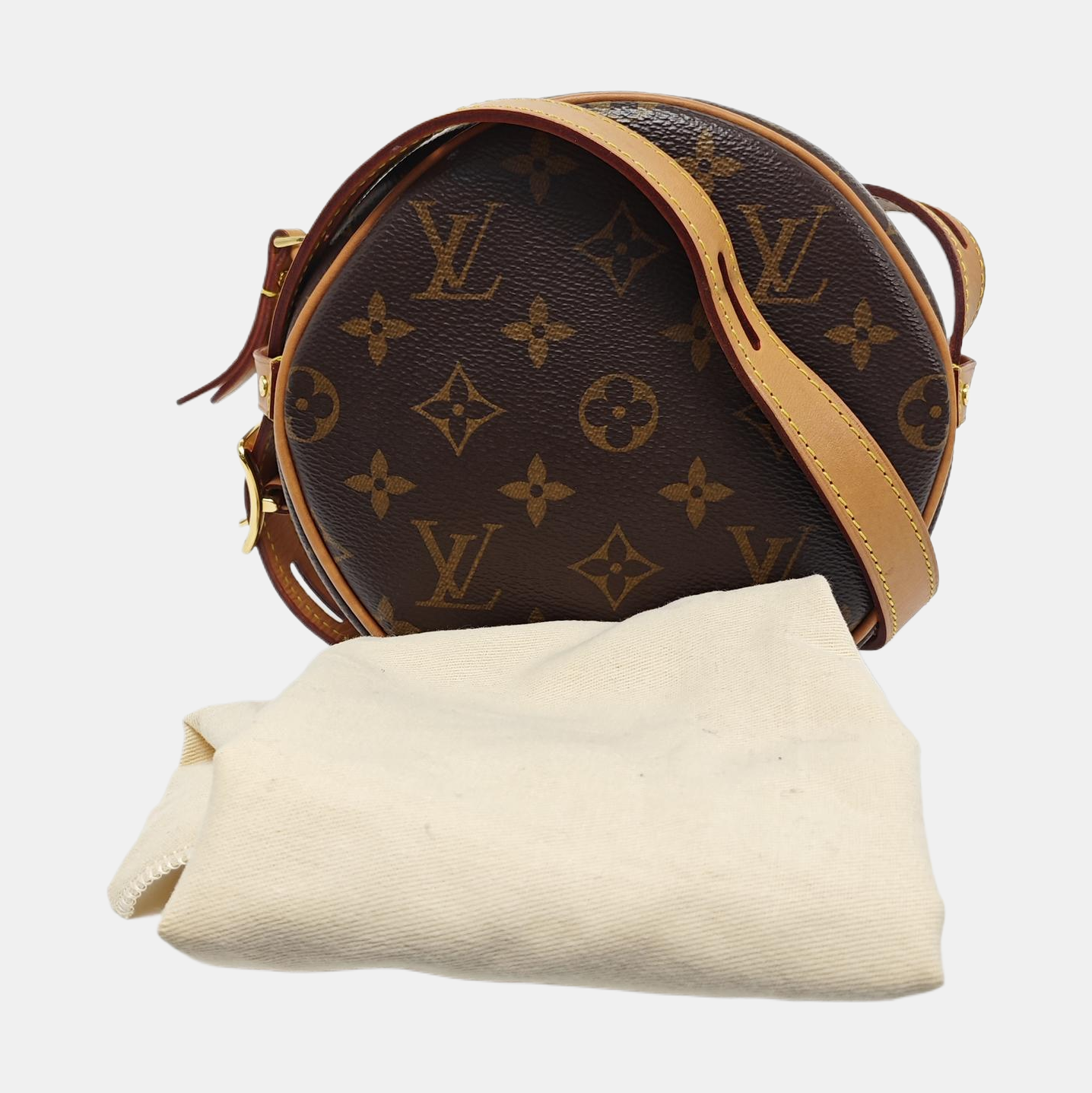 BOITE CHAPEAU PM Monogram Coated Canvas Brown