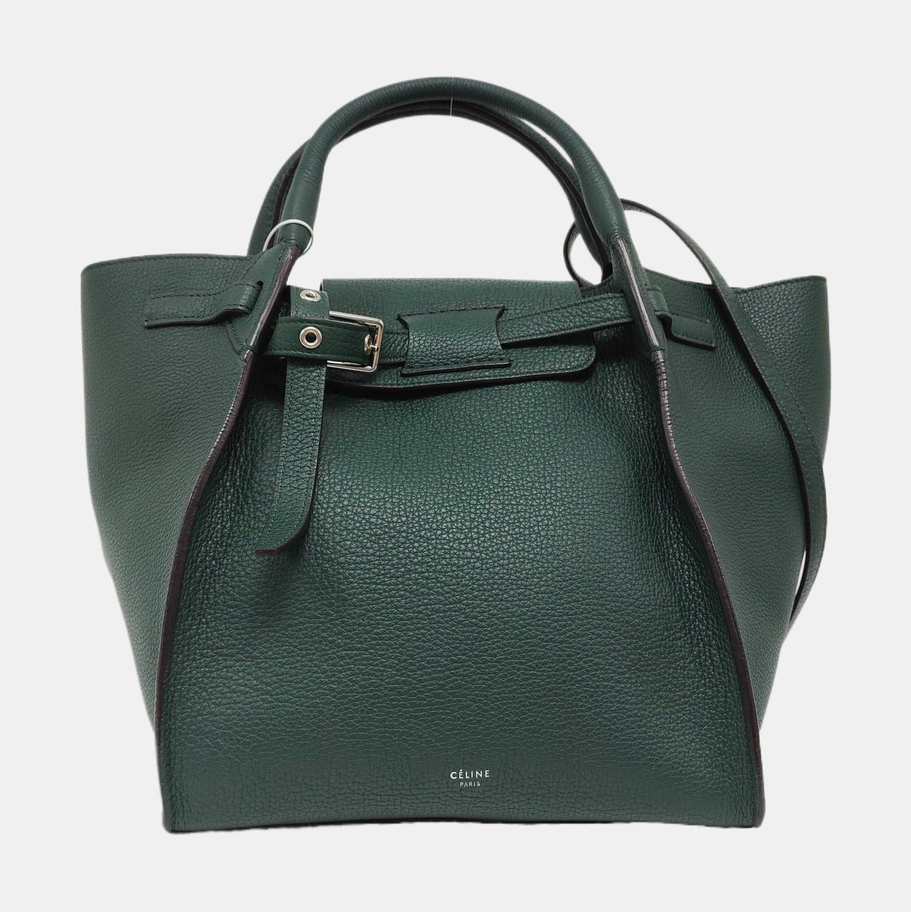 BIG BAG Small Calfskin Green