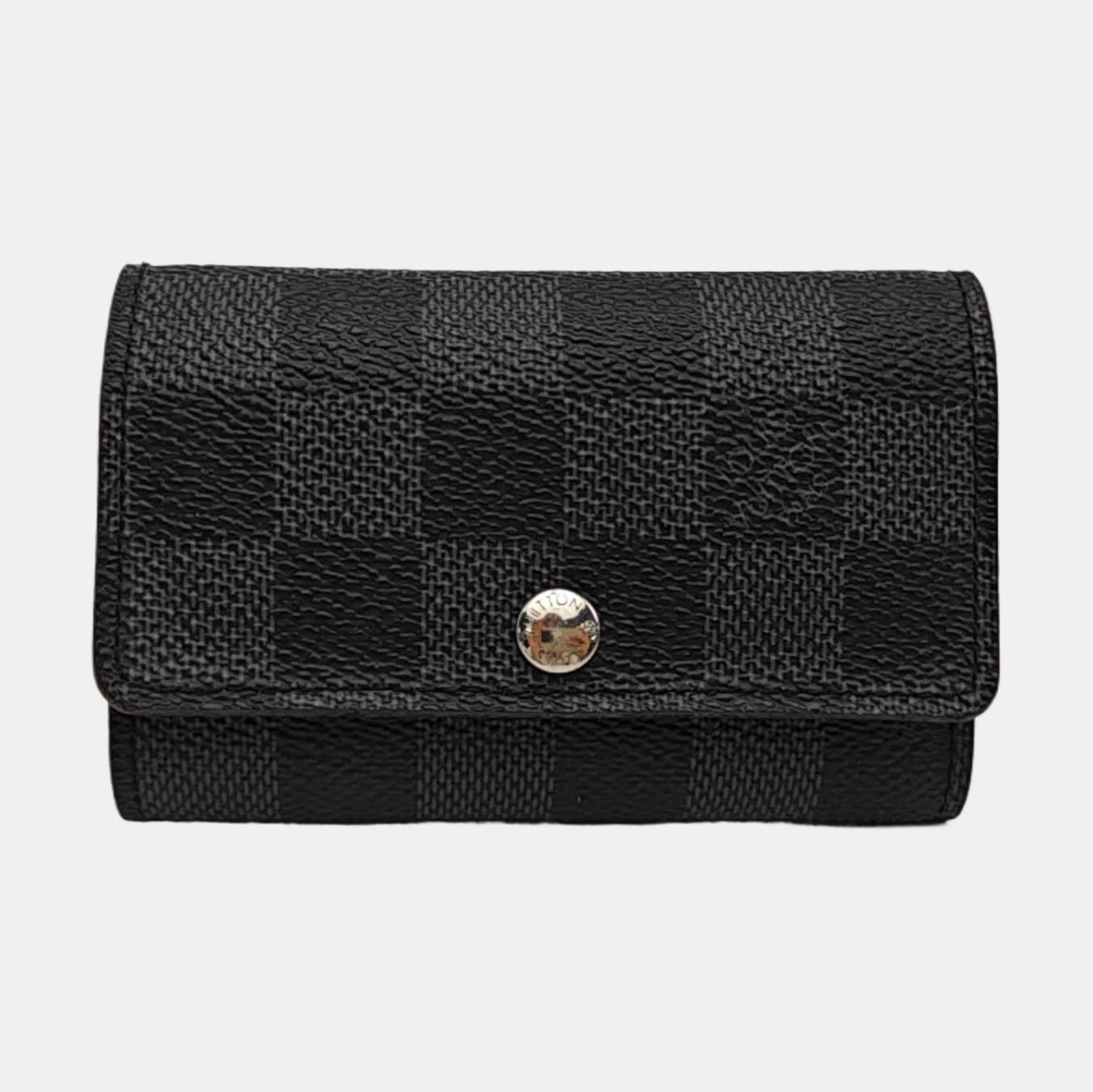 Damier Graphite Coated Canvas Wallet Gray