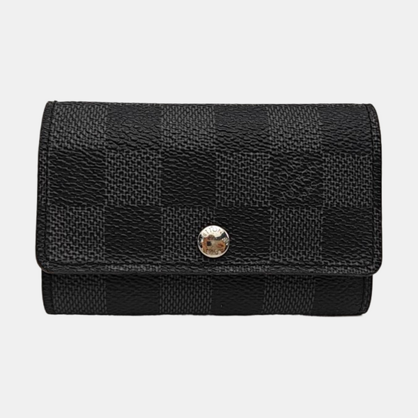 Damier Graphite Coated Canvas Wallet Gray