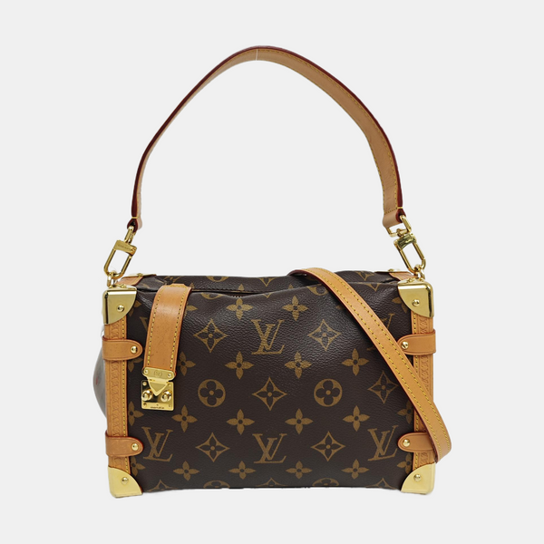 SIDE TRUNK MM Monogram Coated Canvas Brown