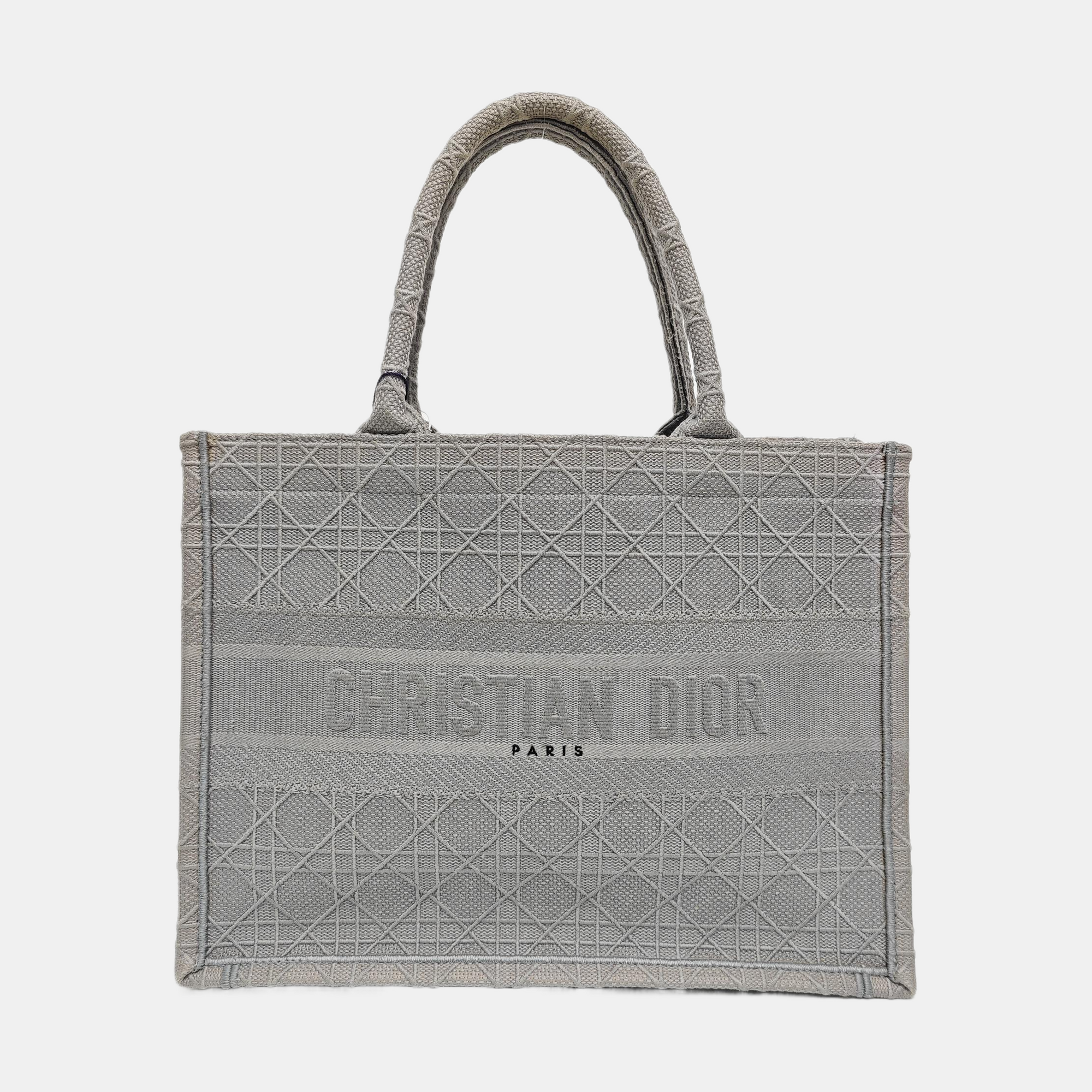 Book Tote Medium Canvas Gray
