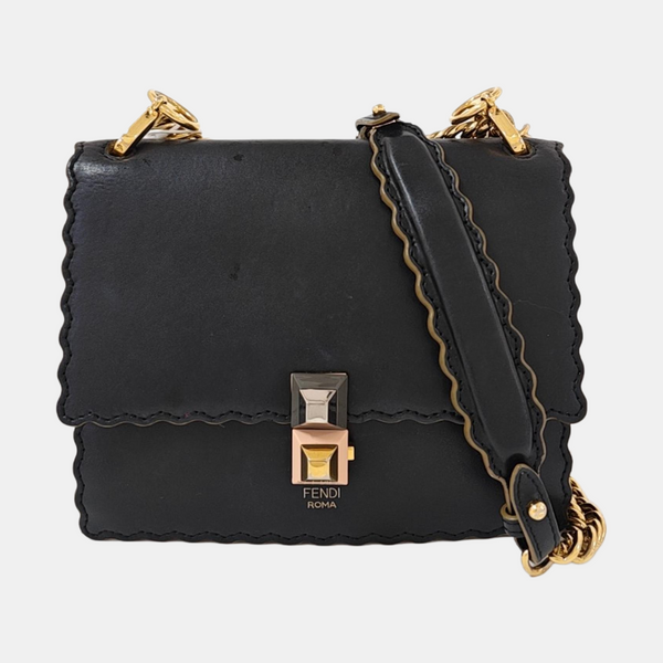 Kan I Small Calfskin Black