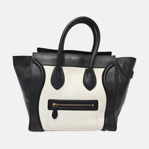 LUGGAGE Mini Calfskin White