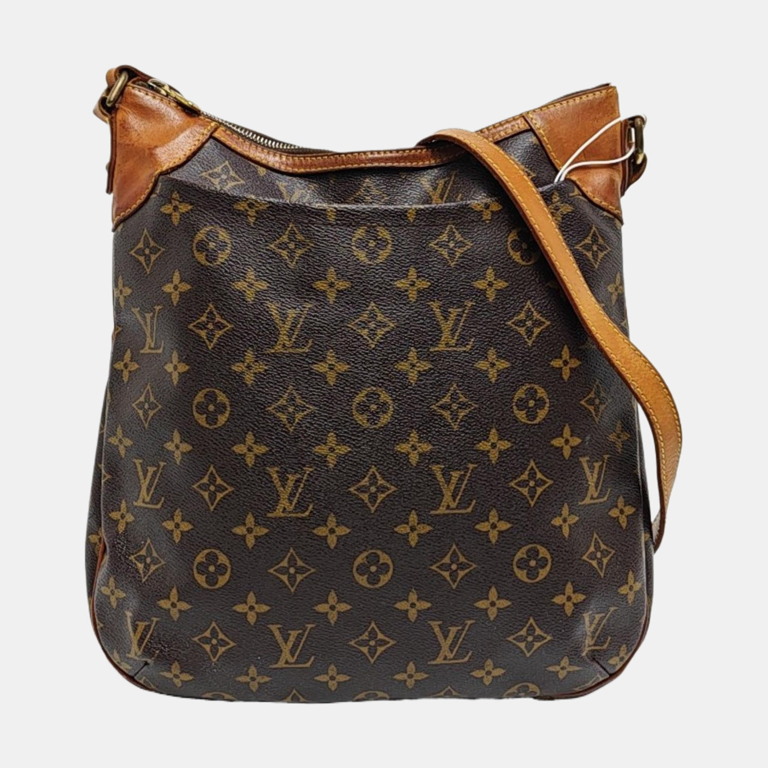 ODEON Monogram Coated Canvas Brown