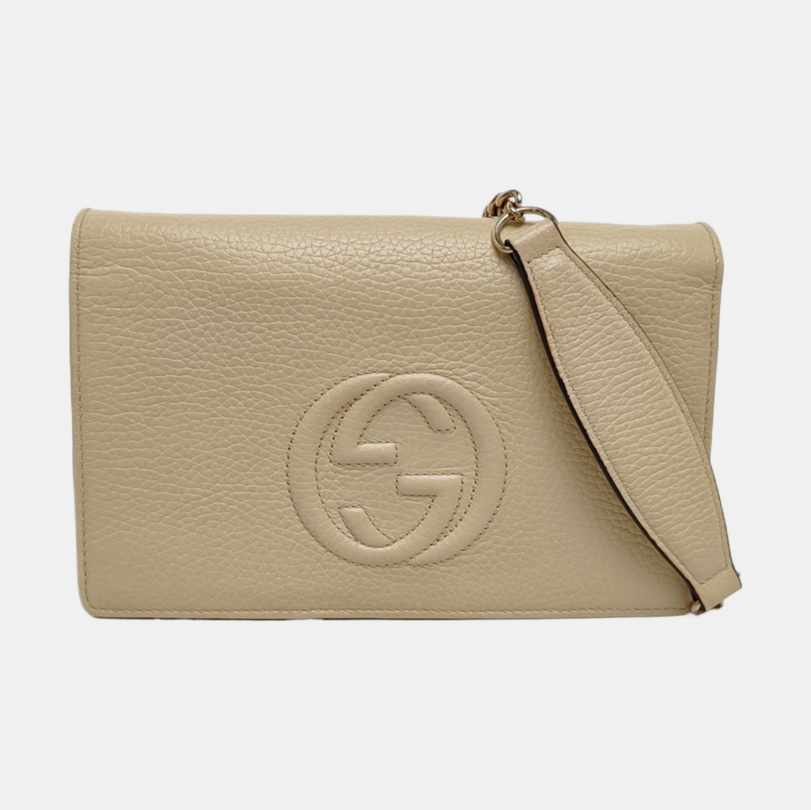 Authenticated pre-owned  Soho Calfskin Beige - Shoulder Bag at Looply