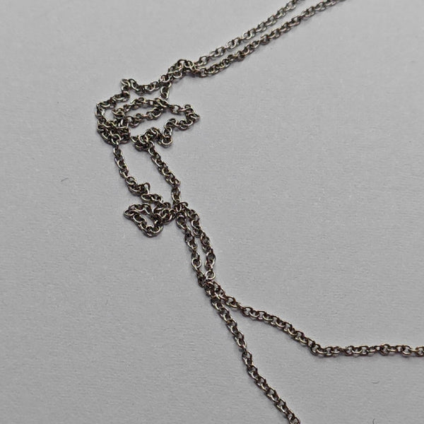 Tiffany T 18k White Gold Silver Necklace