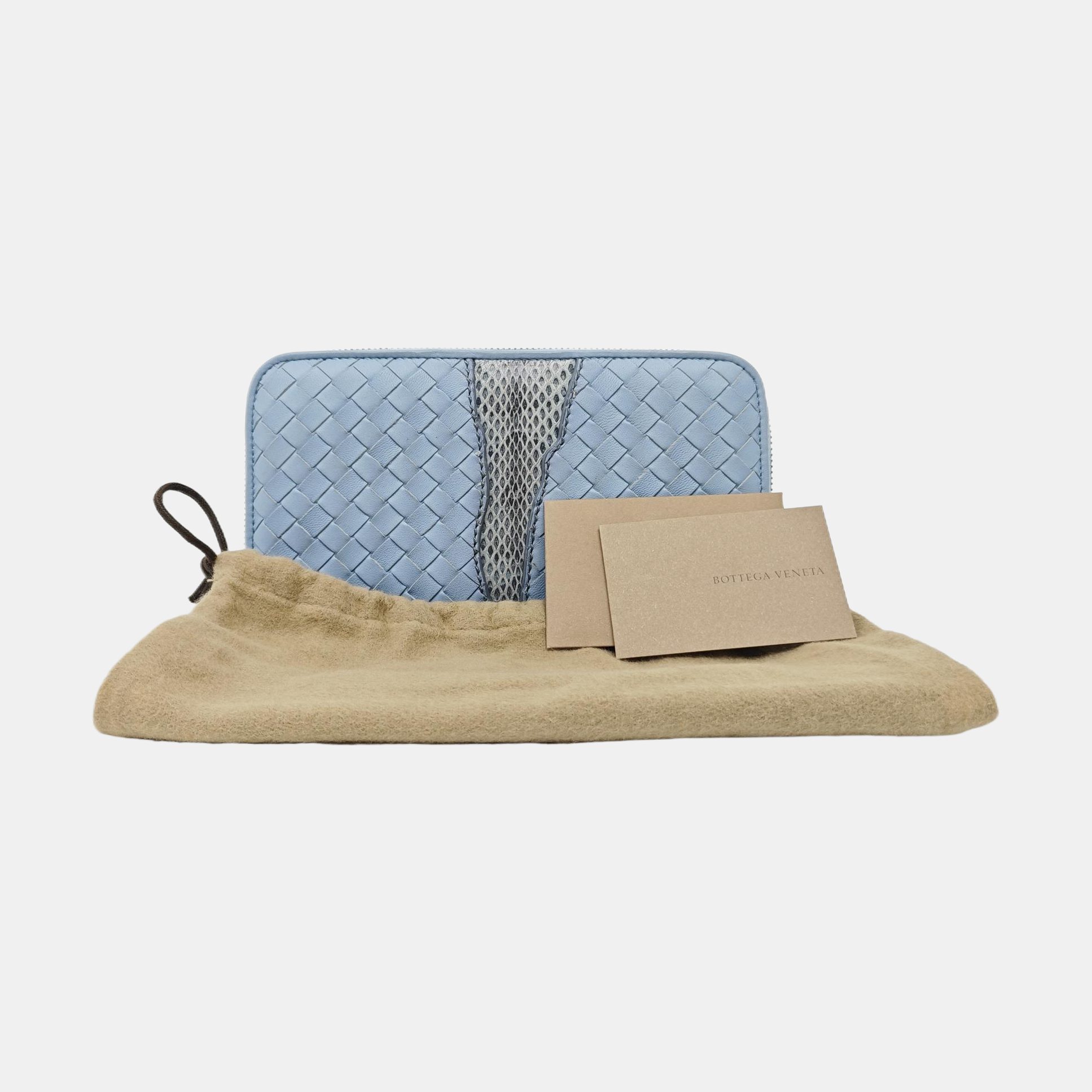 Lambskin Wallet Blue