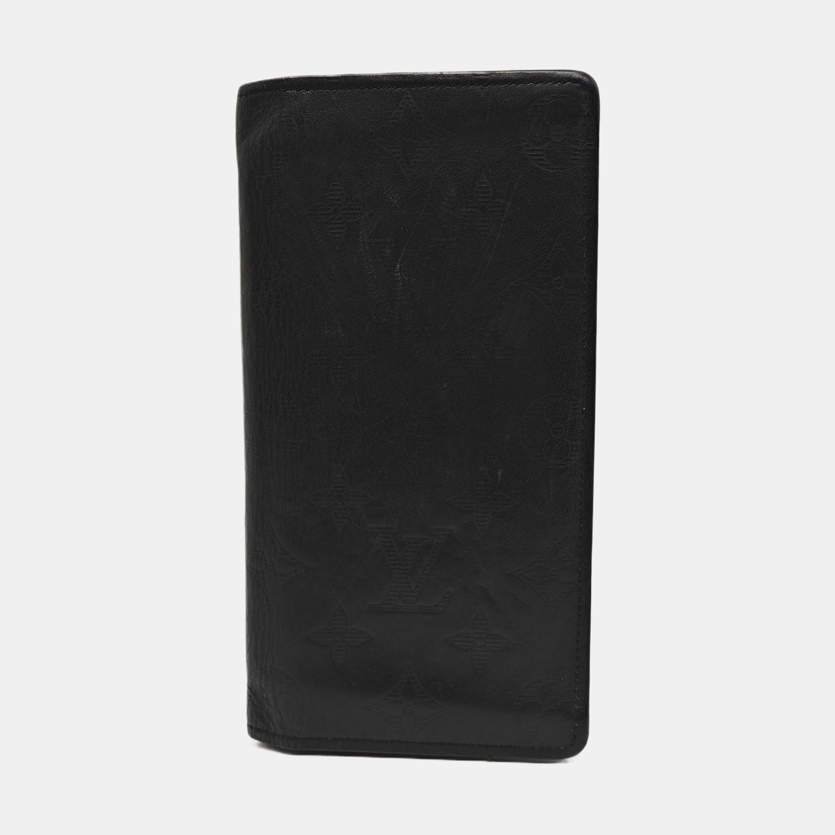 BRAZZA Monogram Calfskin Black Wallet