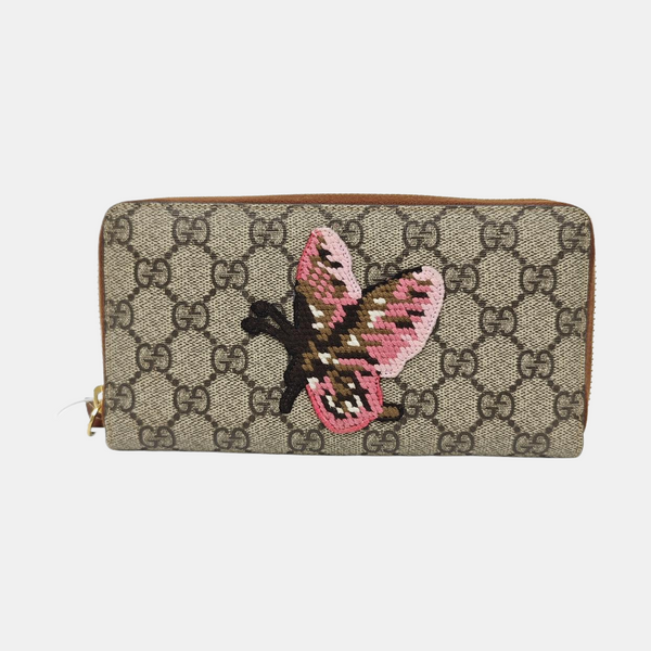 Monogram Coated Canvas Wallet Brown