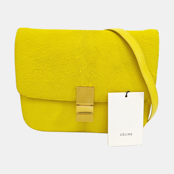 CLASSIC BOX Medium Fur Yellow