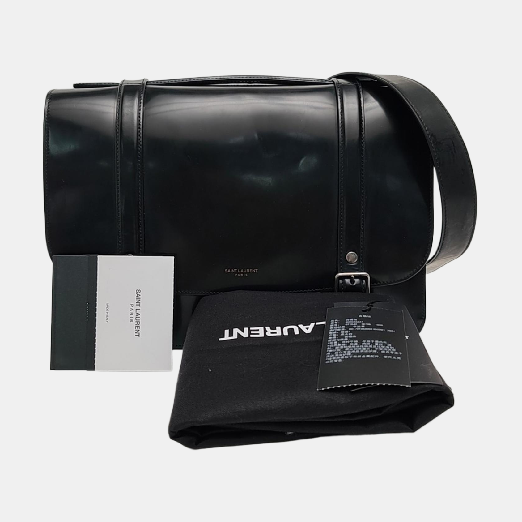 SCHOOLBAG Calfskin Black