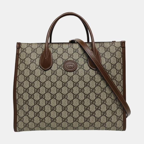 Retro Small Monogram Coated Canvas Brown