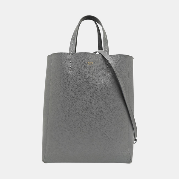 CABAS Small Calfskin Gray