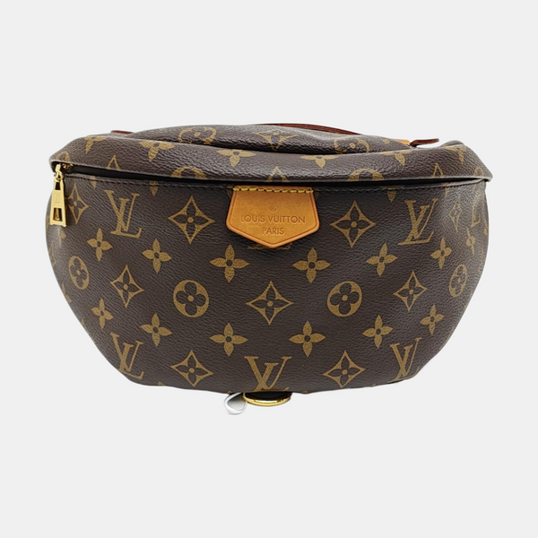 BUMBAG Monogram Coated Canvas Brown