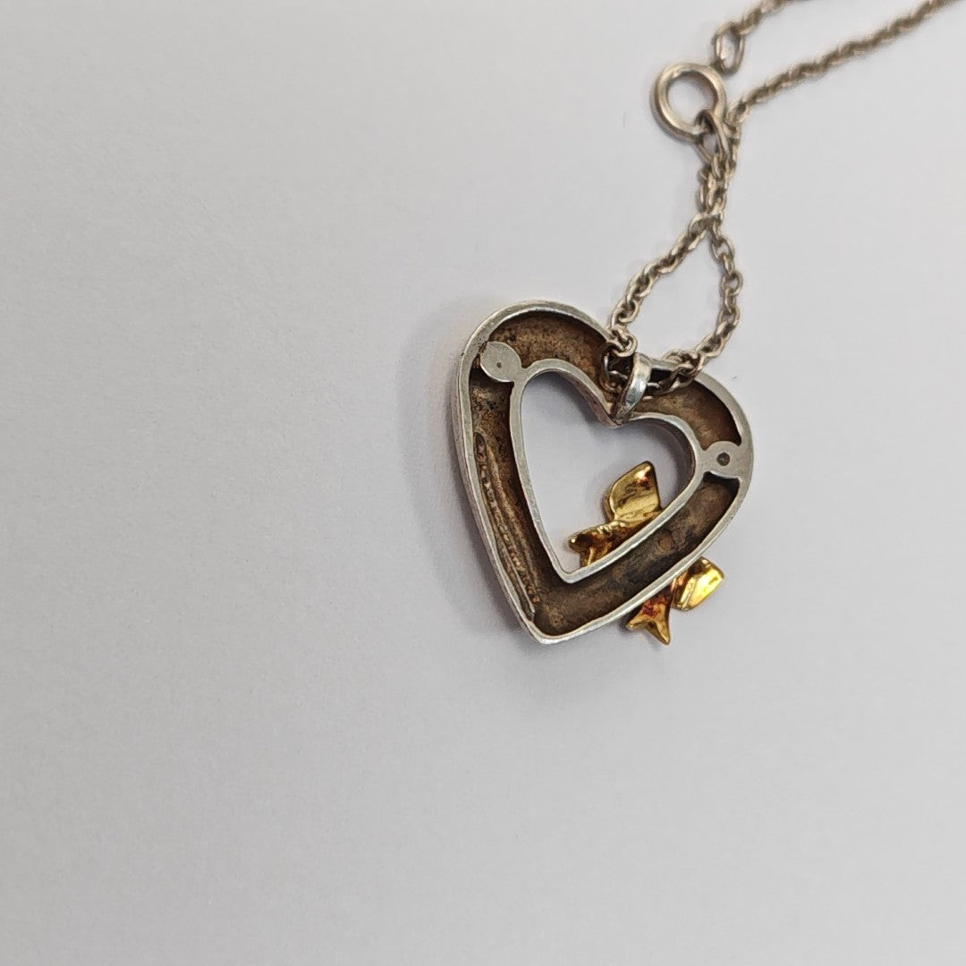 Tiffany Hearts 925 Sterling Silver Necklace