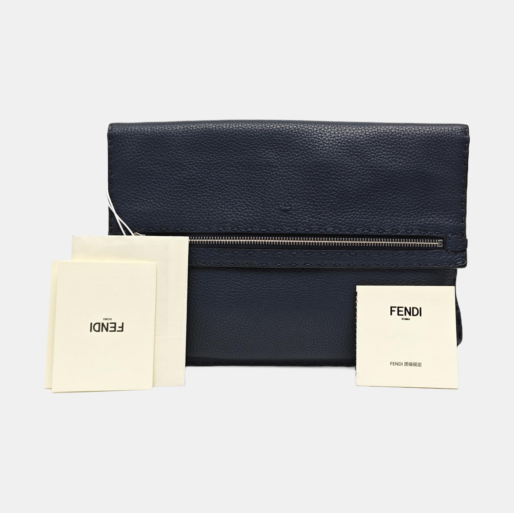 Calfskin Clutch Blue