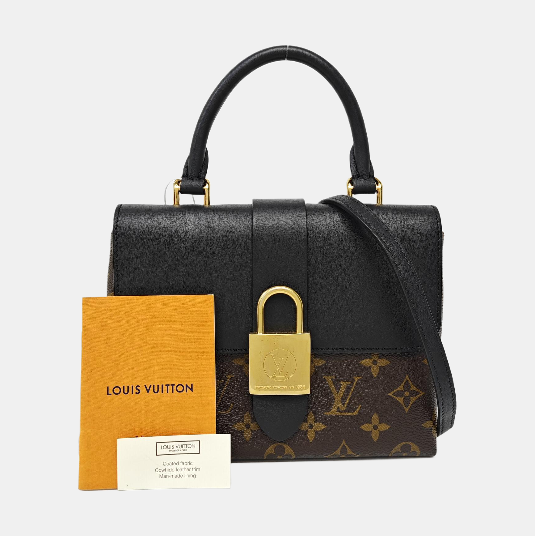 LOCKY BB Monogram Coated Canvas Brown