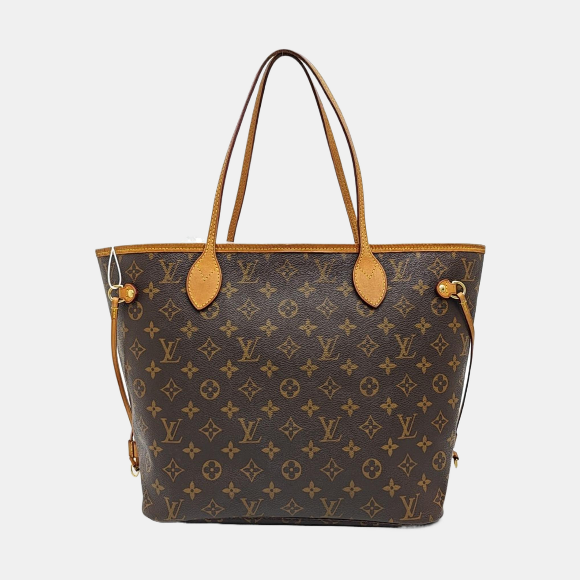 NEVERFULL MM Monogram Coated Canvas Brown