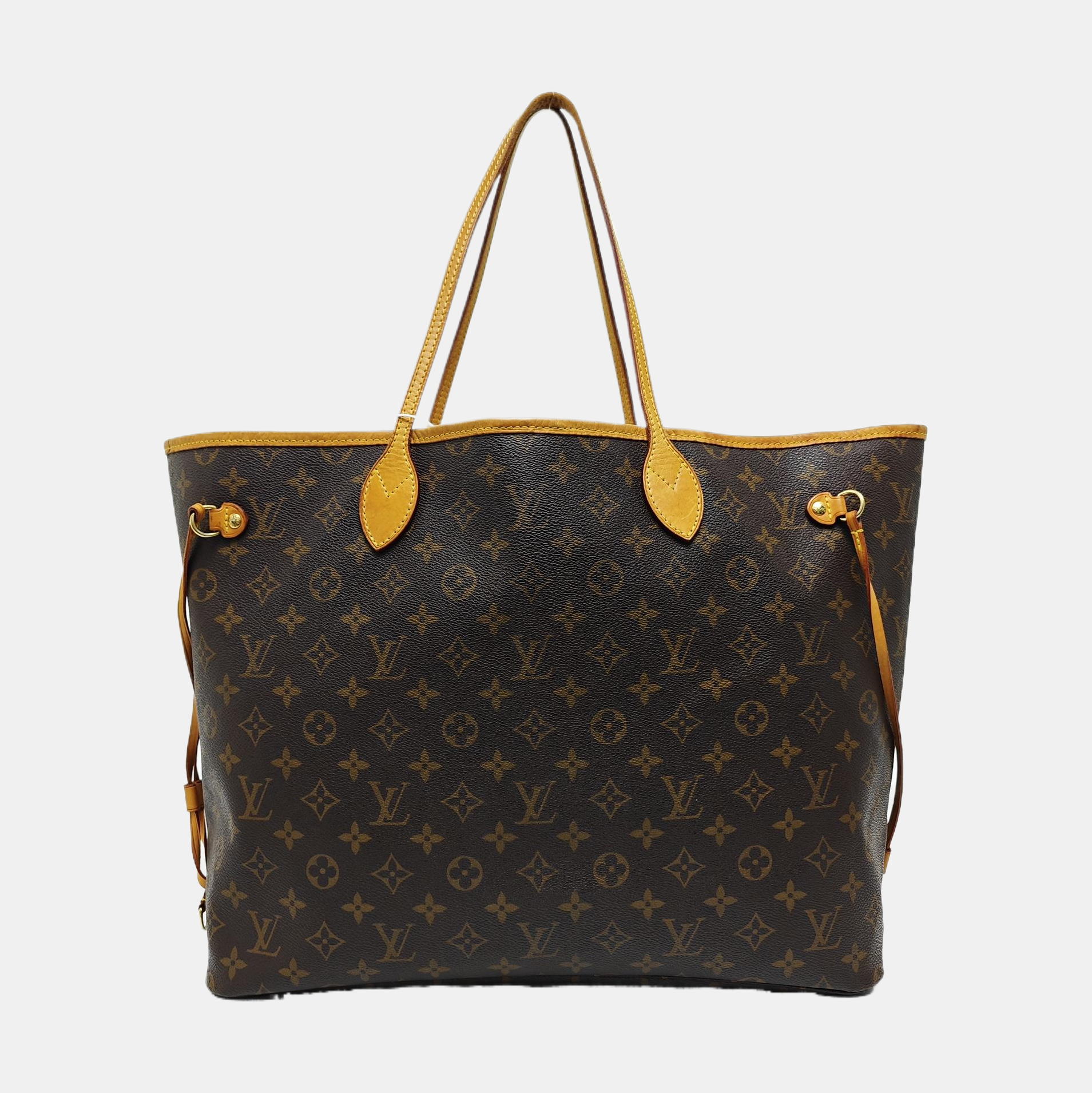 NEVERFULL GM Lona revestida Monogram Marrón