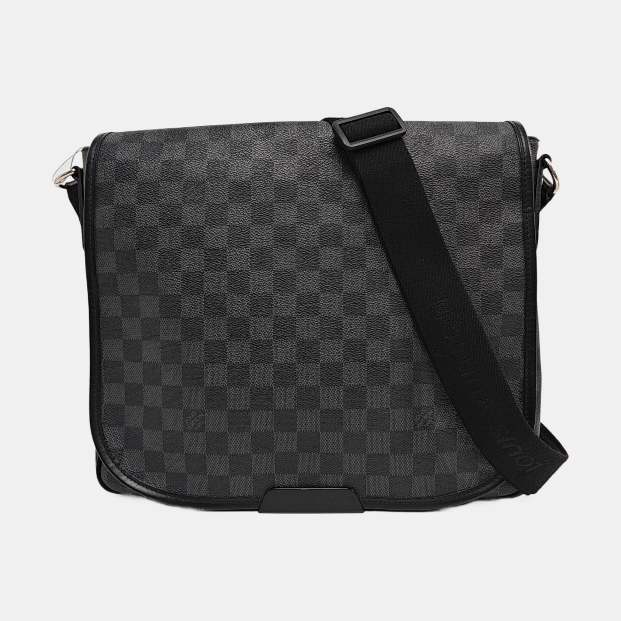 DANIEL Damier Graphite Coated Canvas Gray