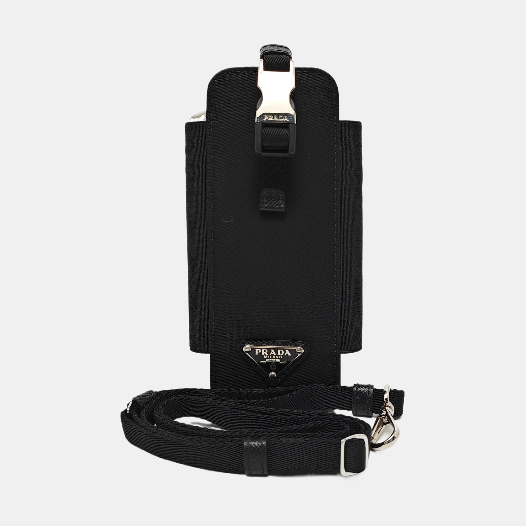 Fabric Shoulder Bag Black