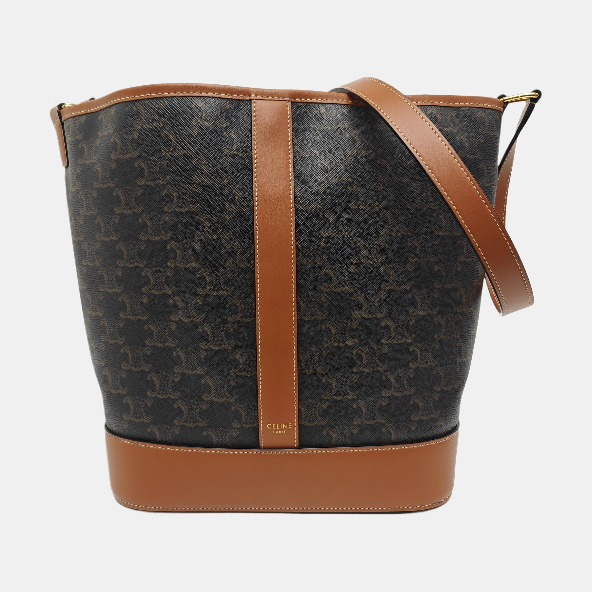 TRIOMPHE CANVAS Medium Coated Canvas Brown