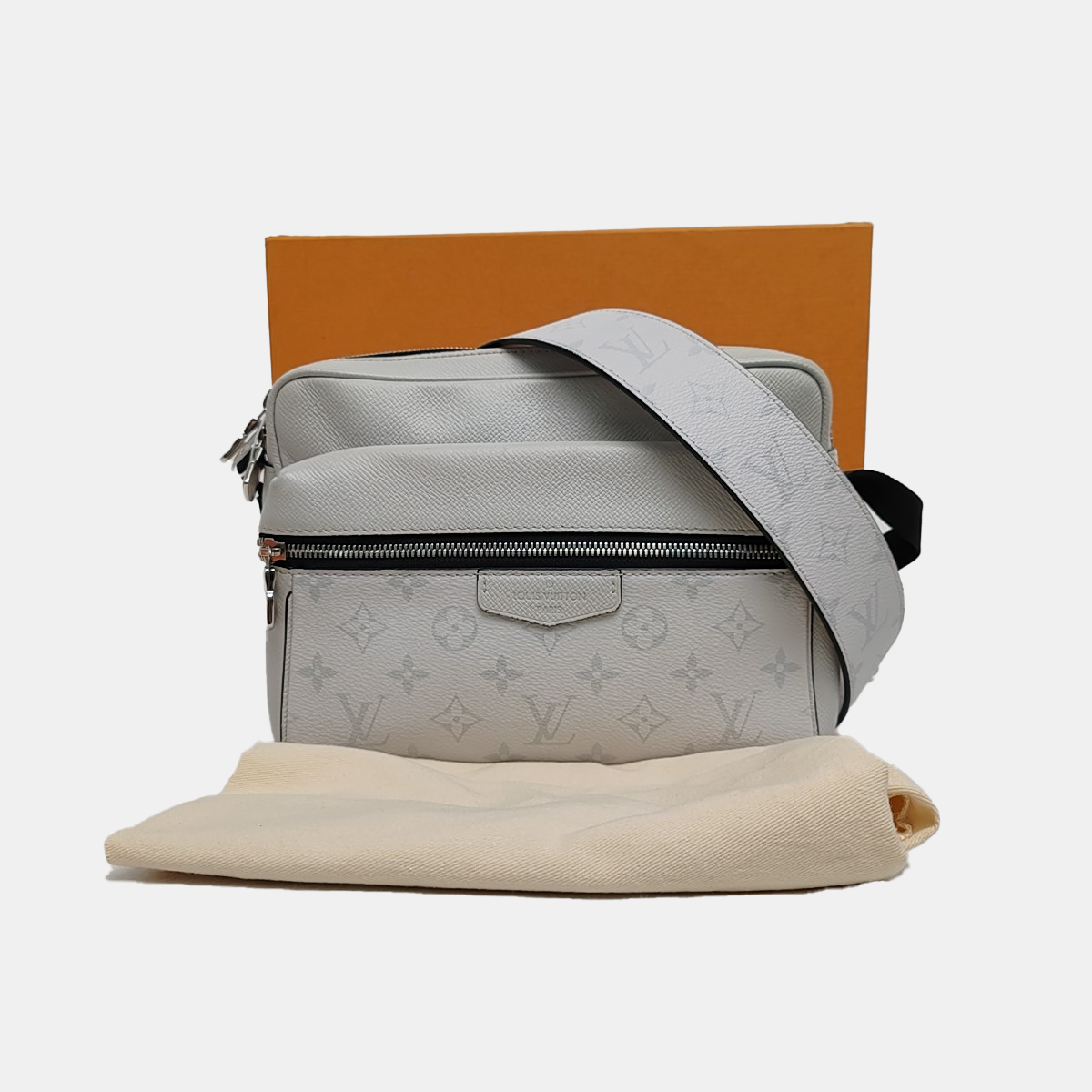 OUTDOOR PM Monogram Coated Canvas White