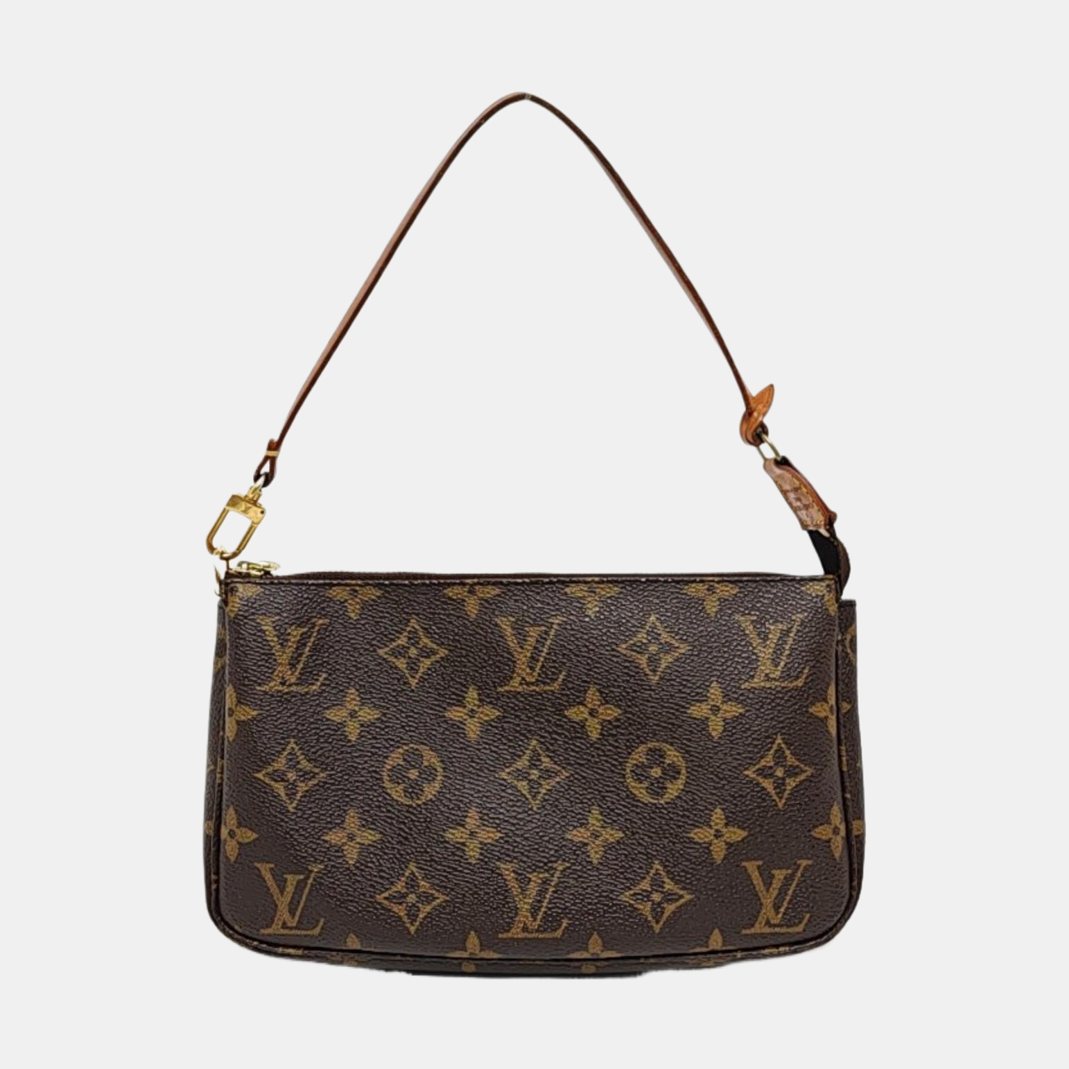 ACCESSOIRES Monogram Coated Canvas Brown