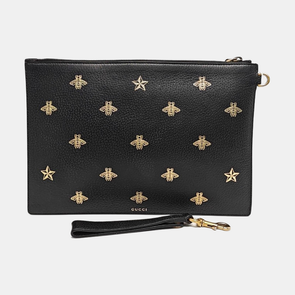 Calfskin Clutch Black