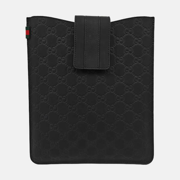 Monogram Calfskin Clutch Black