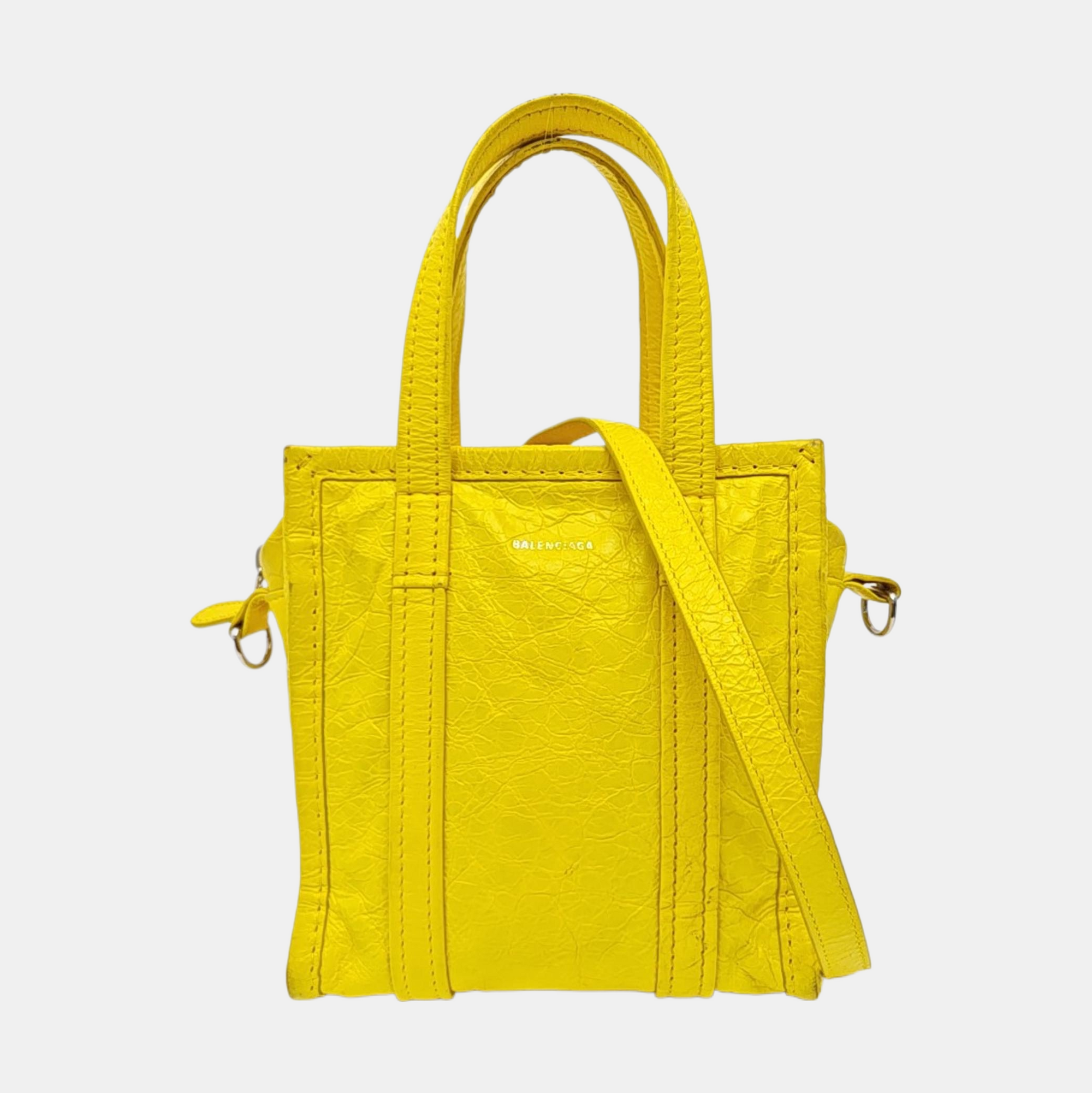 Bazar Quilted Calfskin Yellow