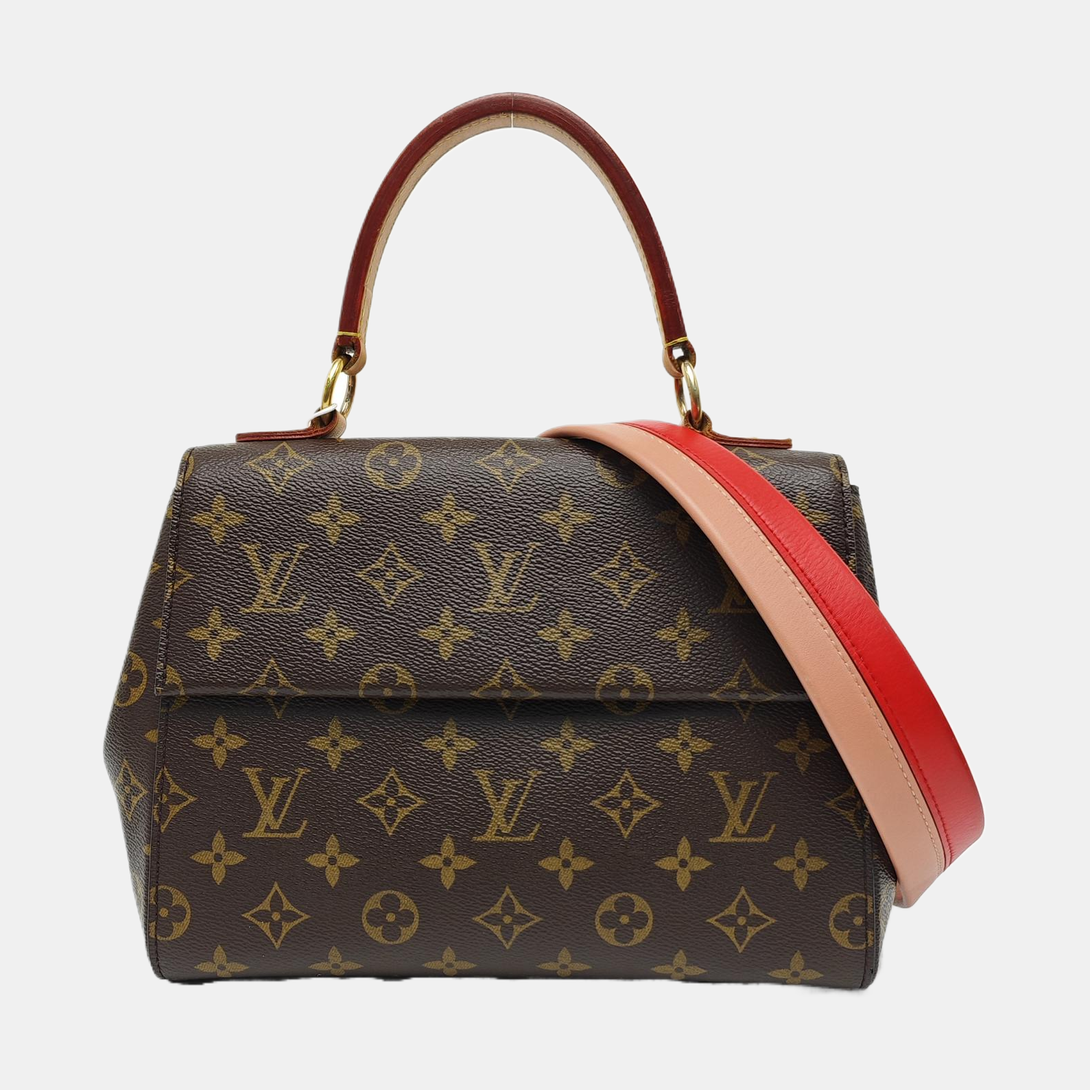 CLUNY Monogram Coated Canvas Brown