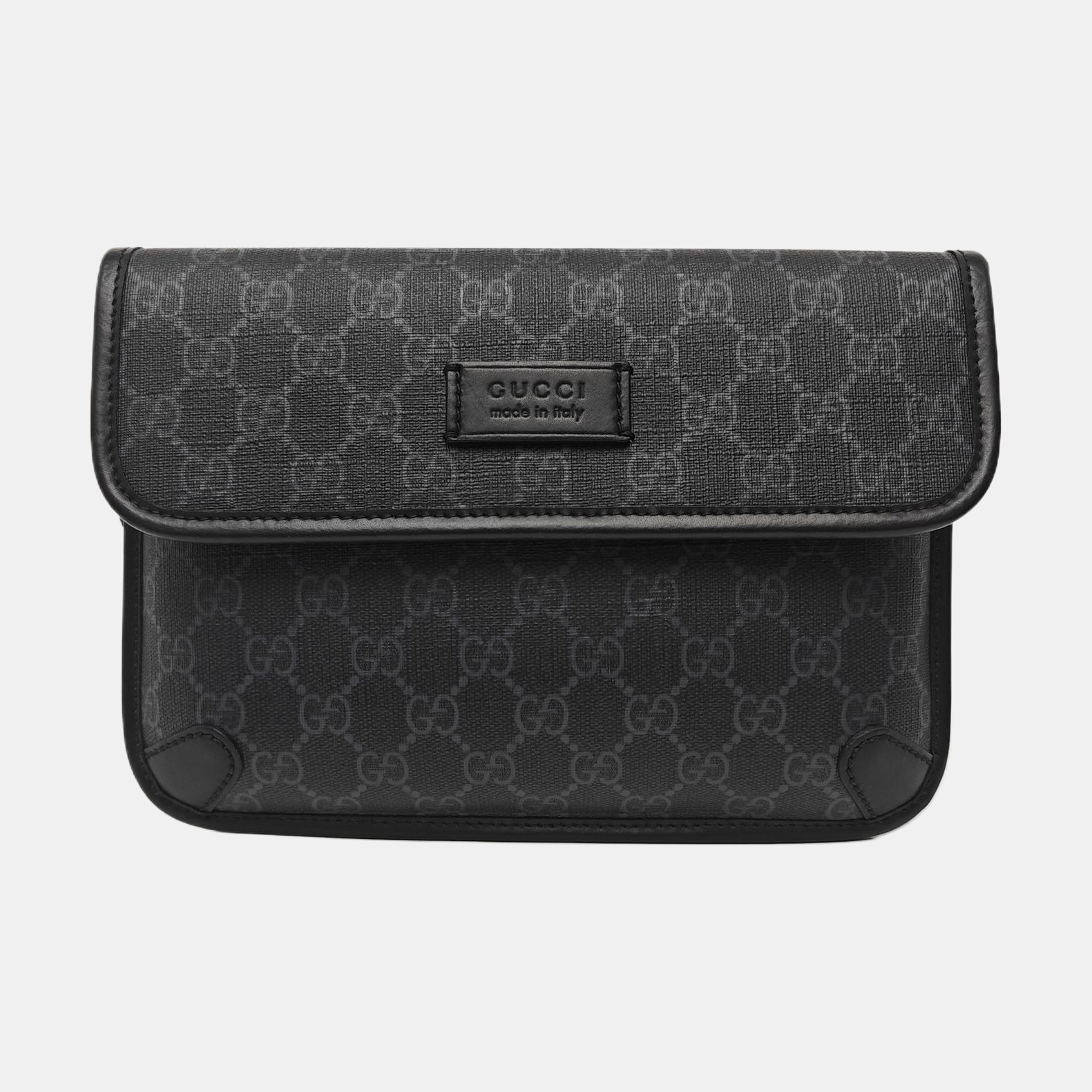 Neo Vintage Monogram Coated Canvas Black