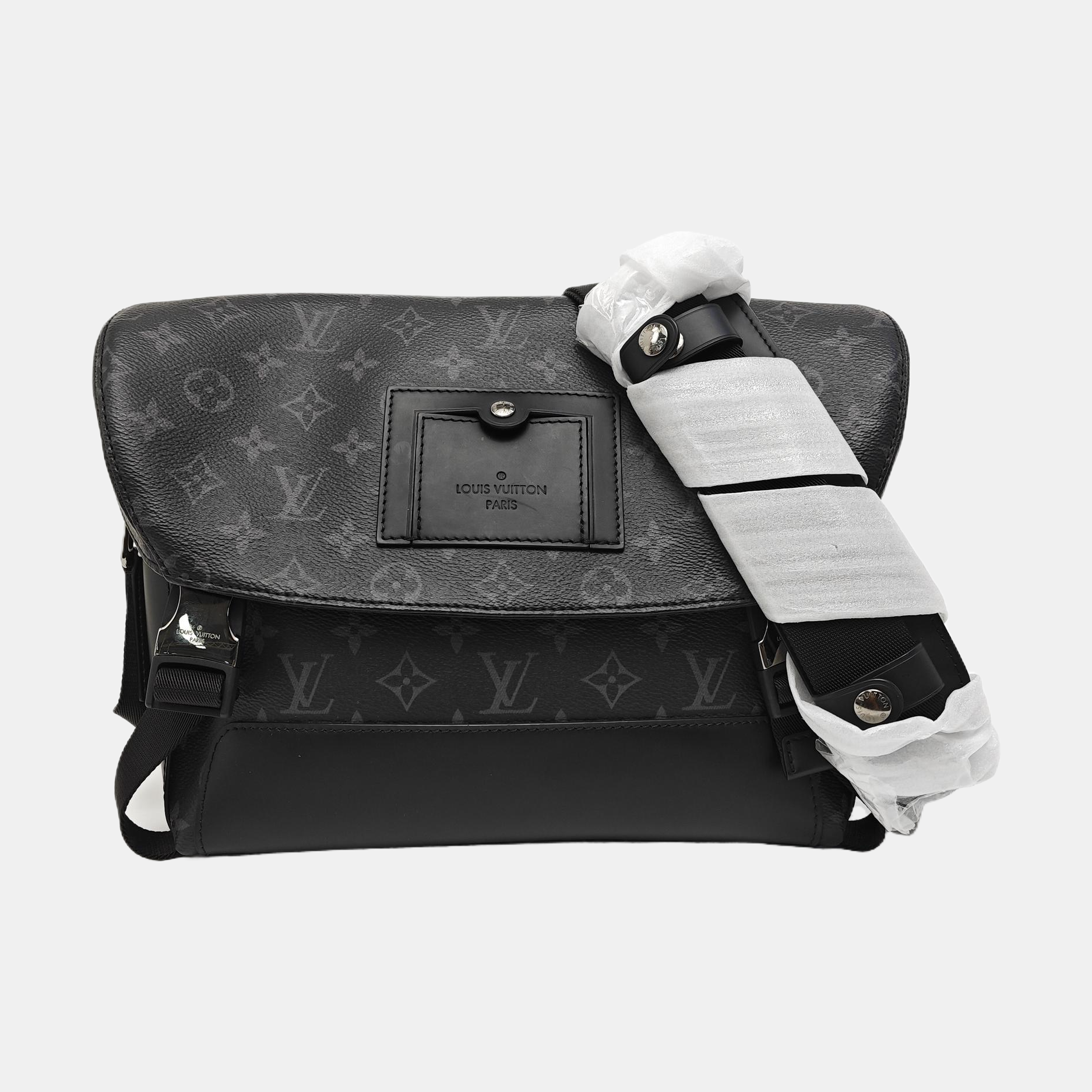 VOYAGER PM Monogram Coated Canvas Black