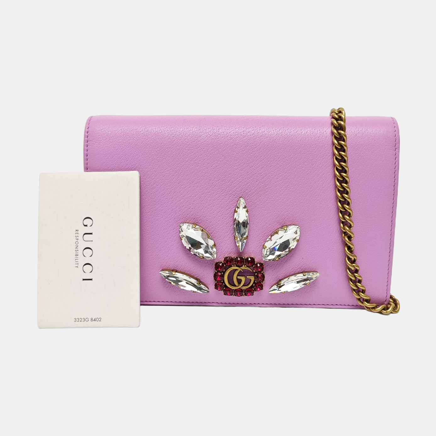 GG Marmont Mini Calfskin Pink