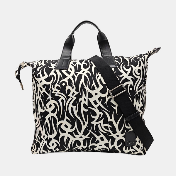 Fabric Shoulder Bag Black