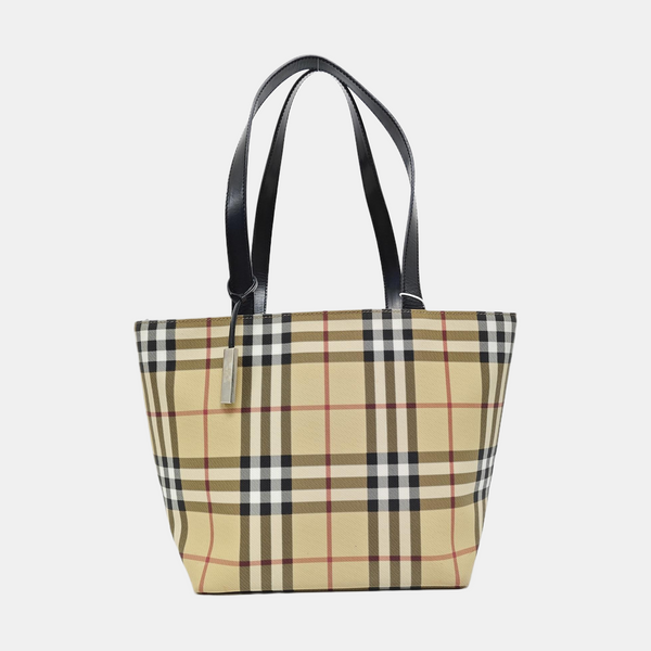 Coated Canvas Top Handle Bag Multicolor