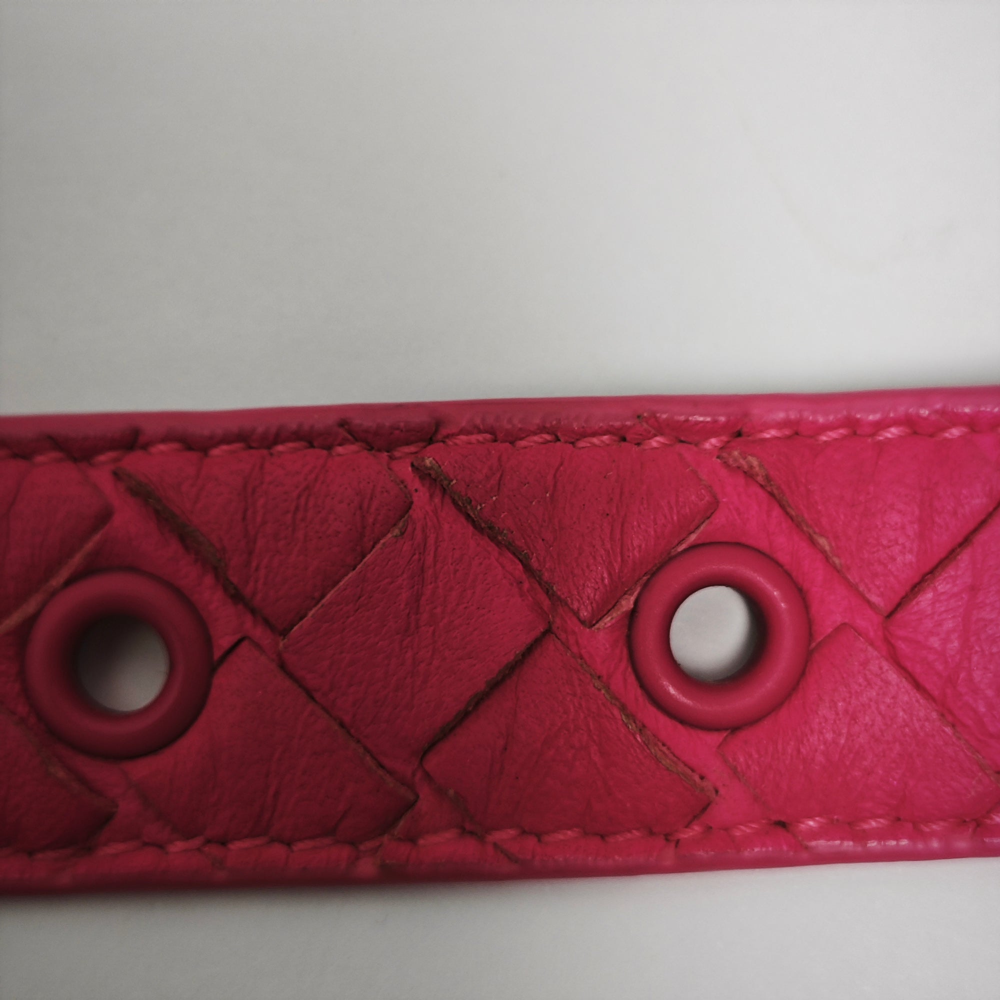 Leather Belt Red