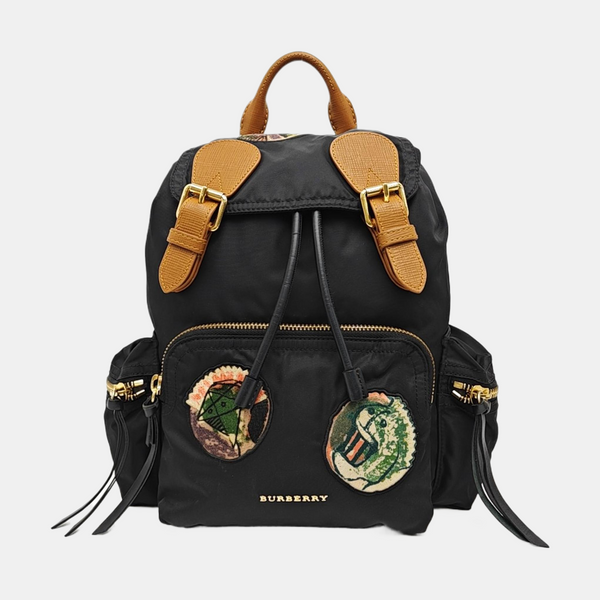 The Rucksack Medium Nylon Black