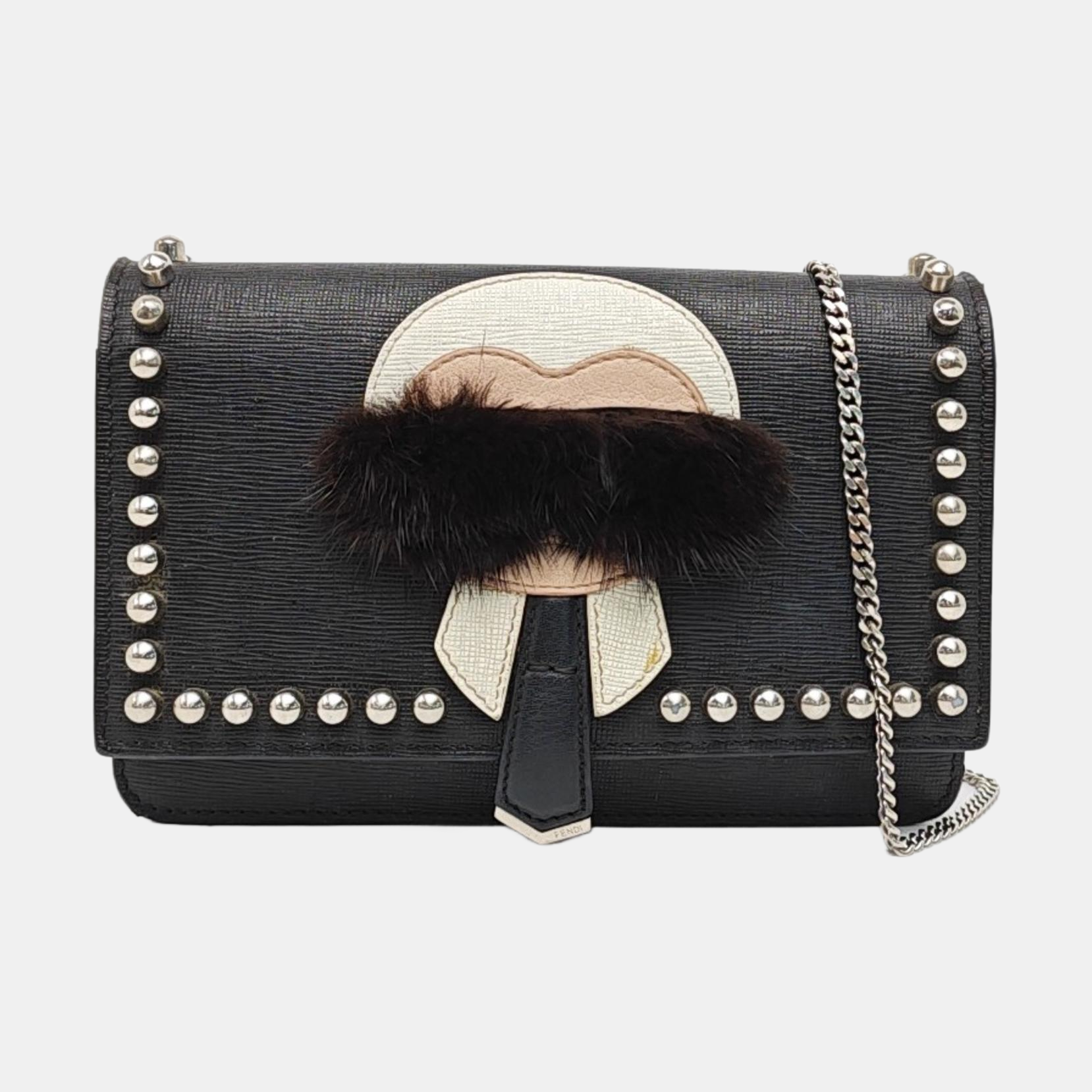 Authenticated pre-owned  Karlito Calfskin Black - Shoulder Bag at Looply