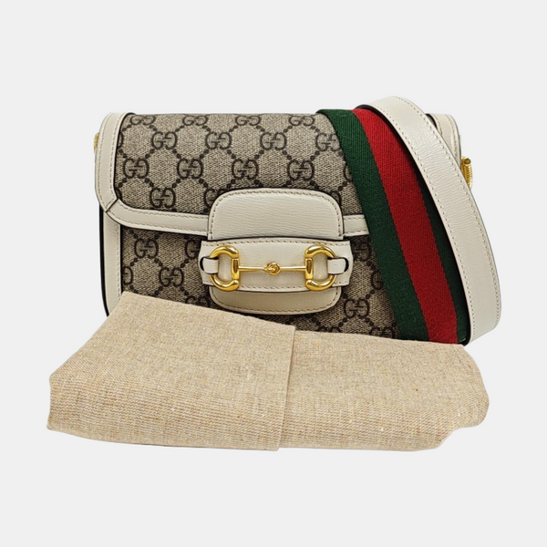 Horsebit 1955 Mini Coated Canvas Beige
