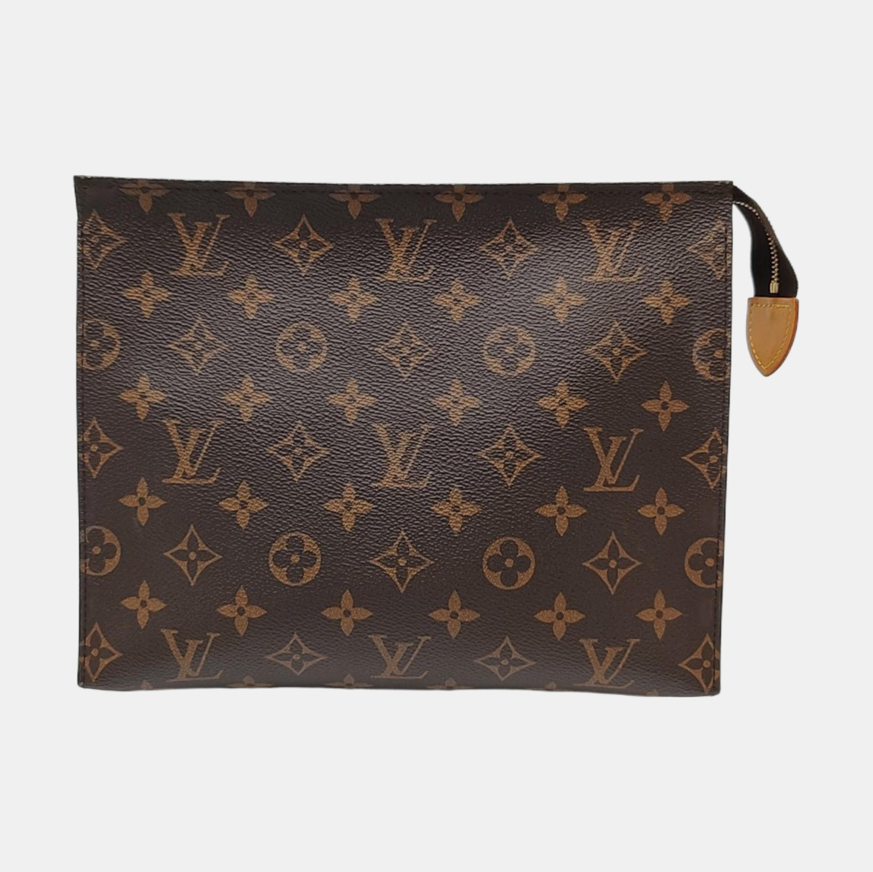 TOILET POCKET 26 Monogram Coated Canvas Brown