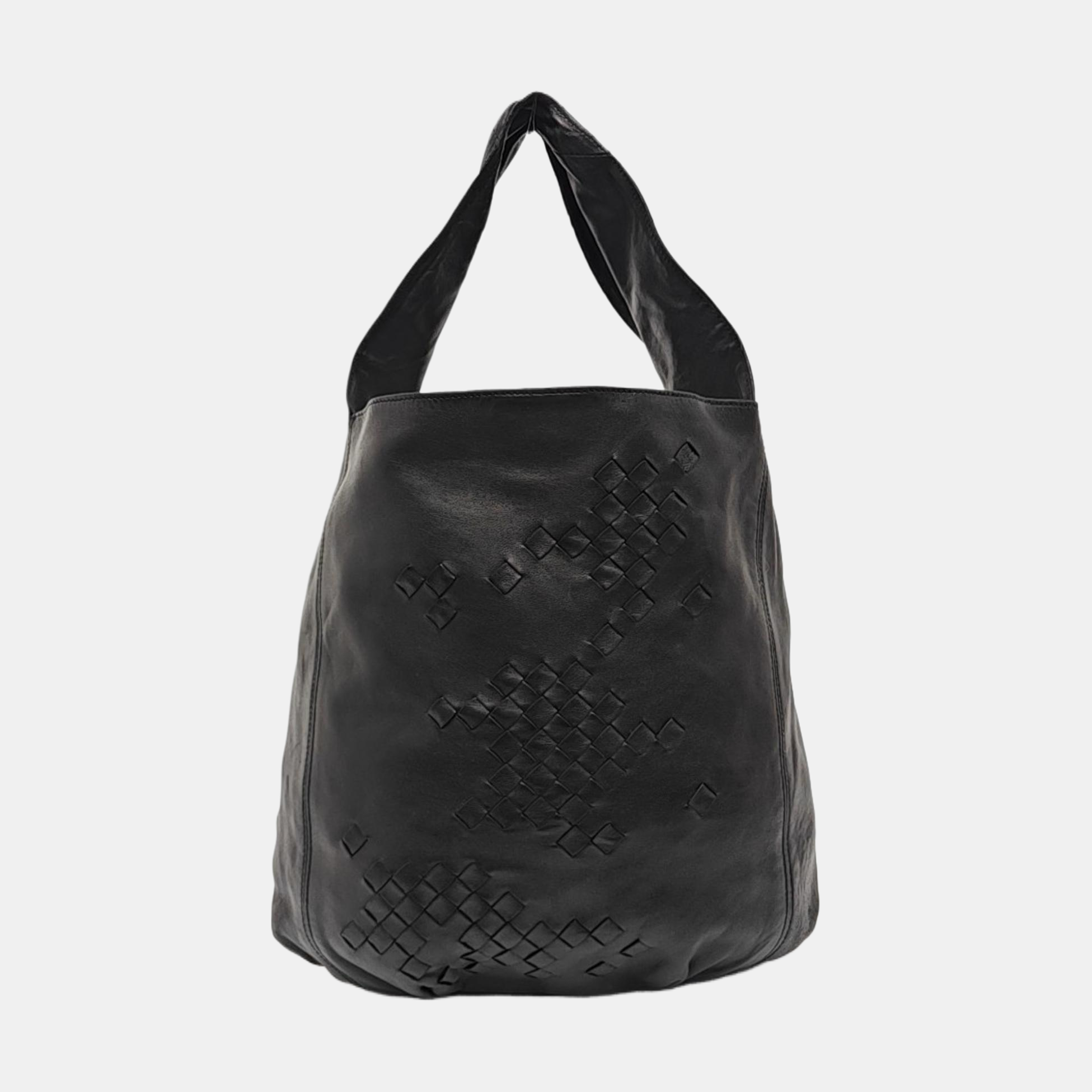 Calfskin Shoulder Bag Black