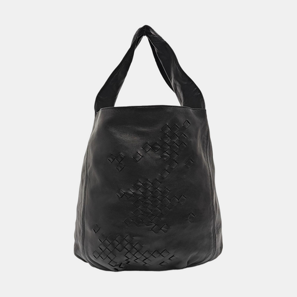 Calfskin Shoulder Bag Black