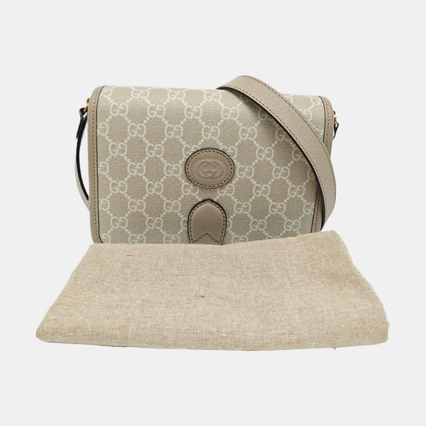 Retro Monogram Coated Canvas Beige