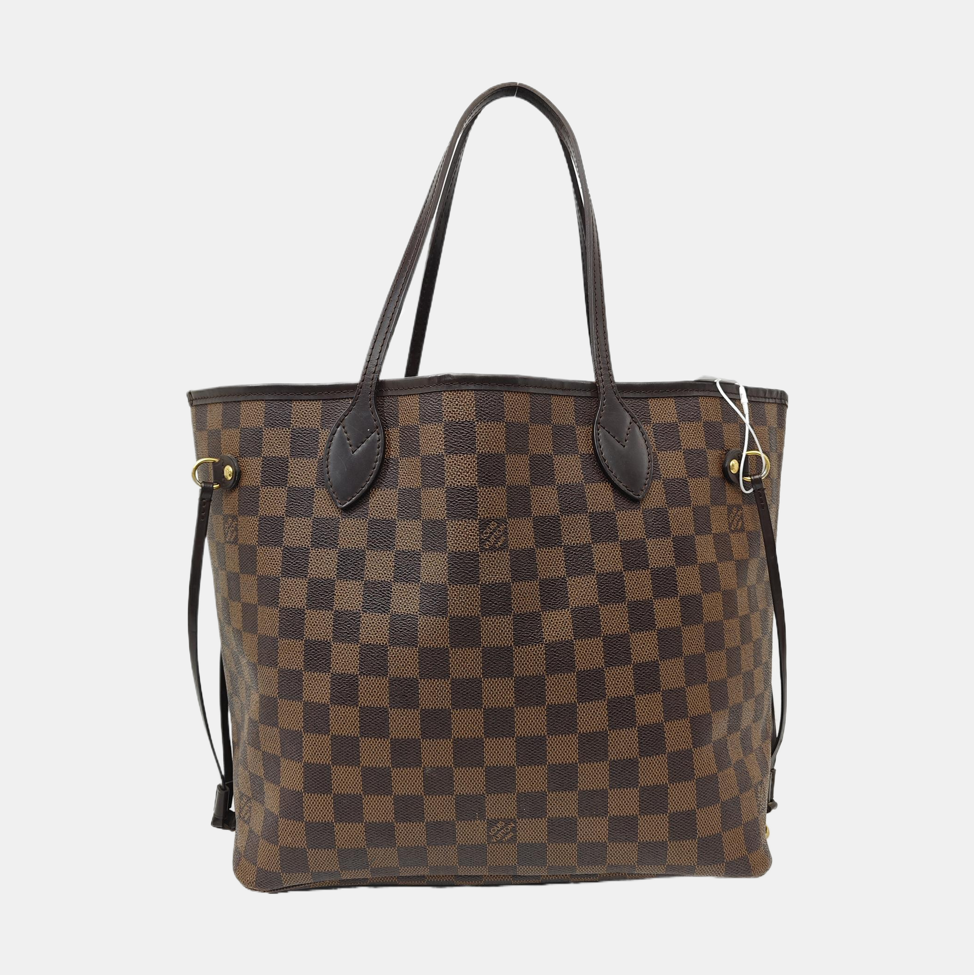 NEVERFULL MM Damier Ebene Coated Canvas Brown