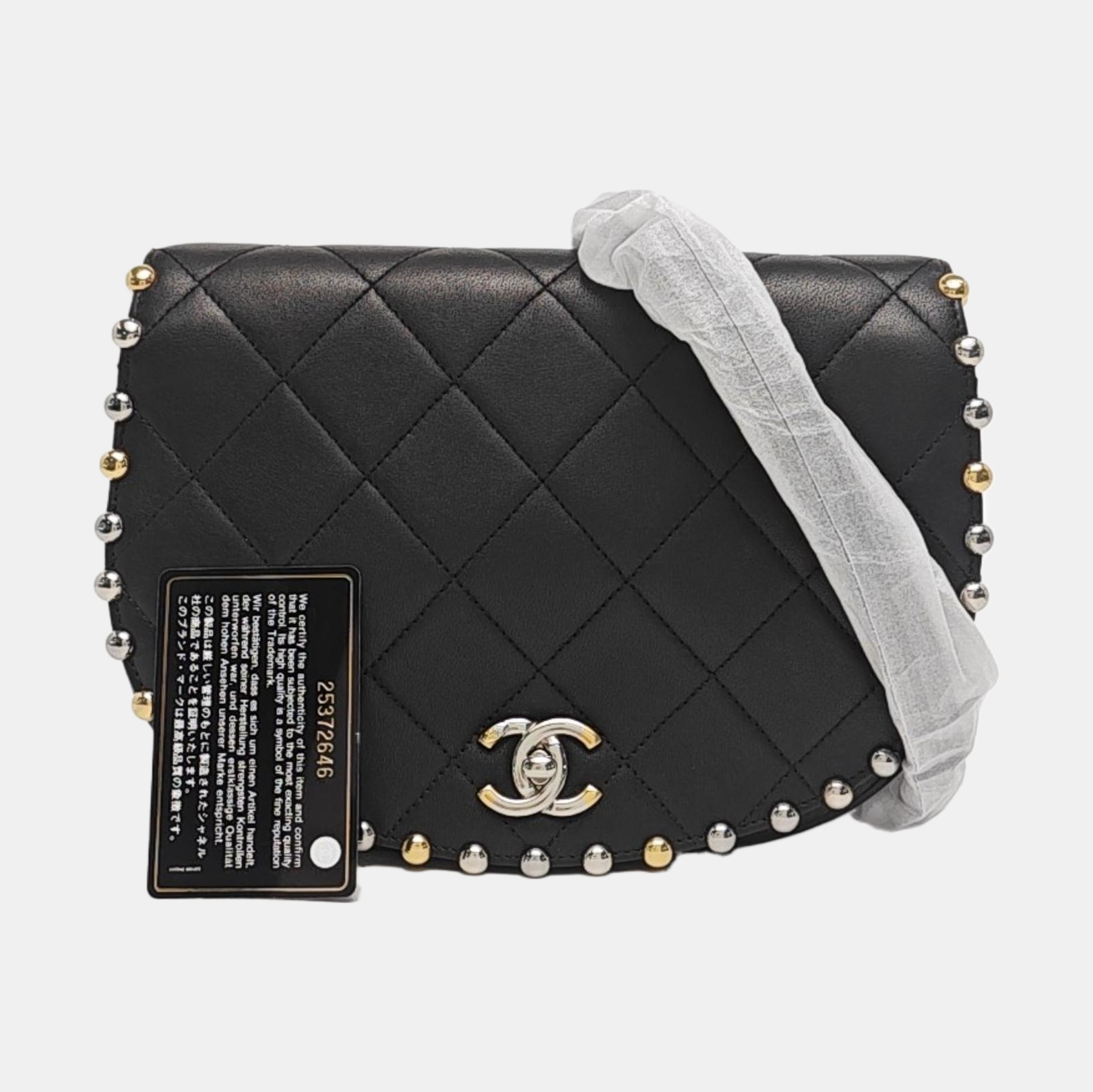 Quilted Lambskin Black
