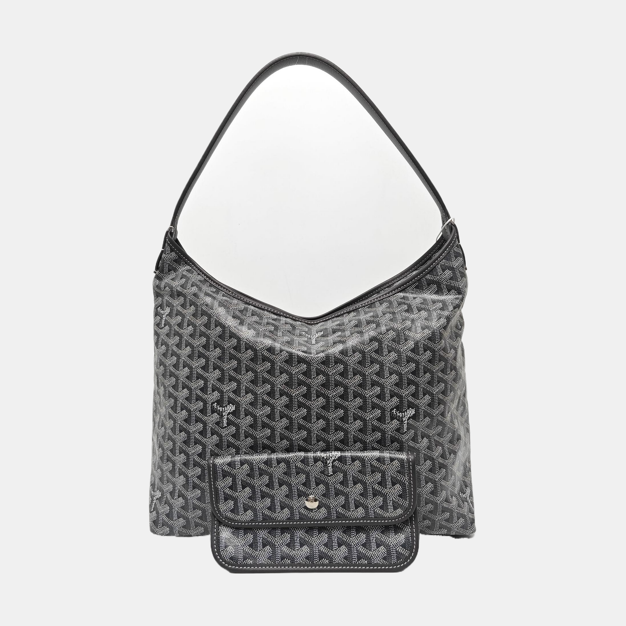 Hobo Coated Canvas Gray
